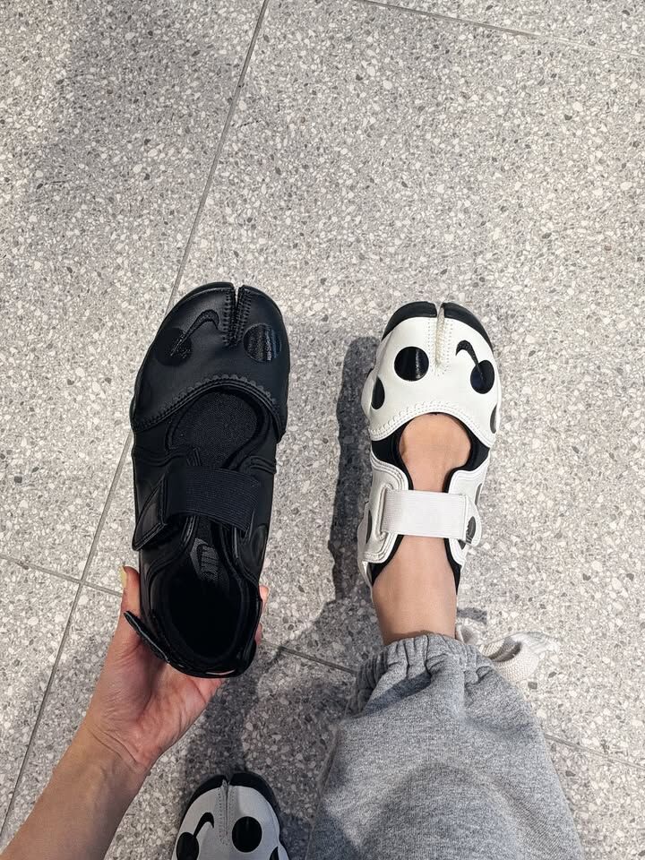 Nike Air Rift 日本限定 圓點 黑色 瑪莉珍 花邊 忍者鞋 IR1226-002