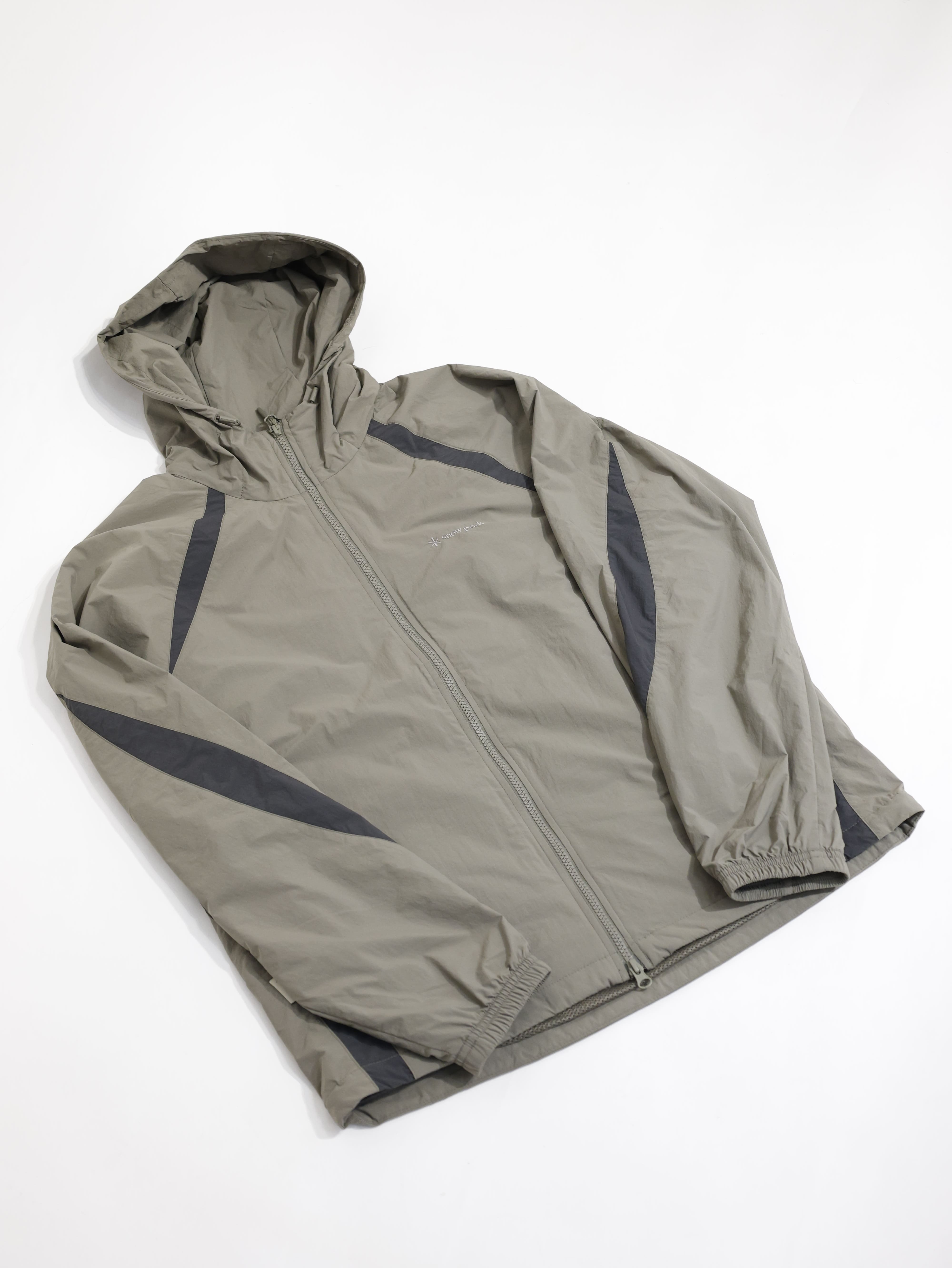 Snow Peak 輕量 Taslan 拼色 連帽防風外套 SKS26SULWB56