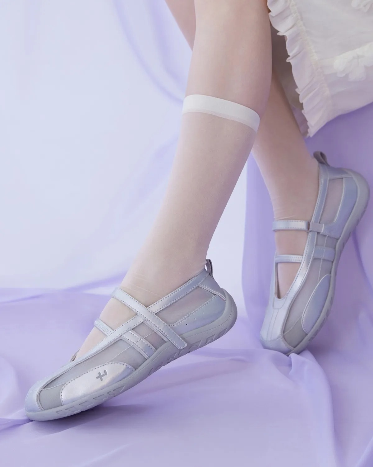 OTZ ROMARY SHEER MESH TWO STRAP MARY JANE