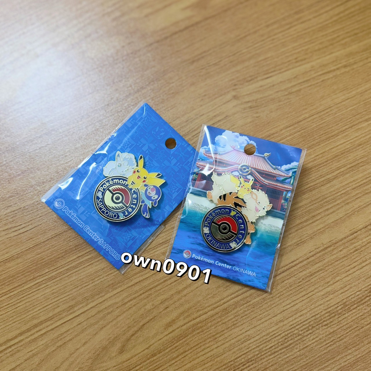 【OWN】Pokémon 寶可夢 日本 地區限定 徽章 寶可夢中心 札幌北海道 沖繩 限量