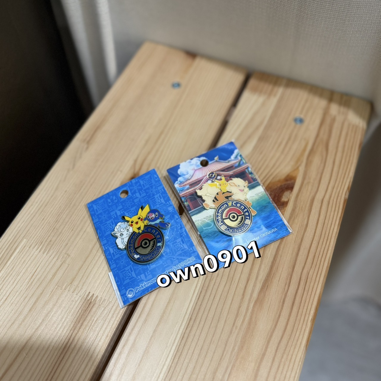 【OWN】Pokémon 寶可夢 日本 地區限定 徽章 寶可夢中心 札幌北海道 沖繩 限量