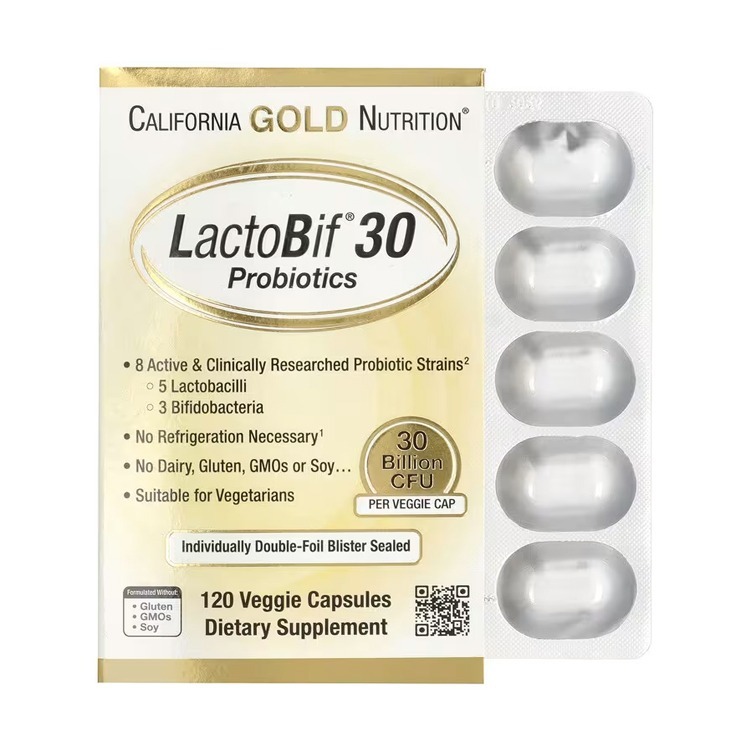 美國California Gold Nutrition 益生菌300億，120 粒膠囊