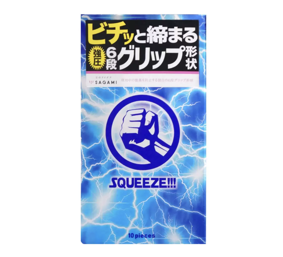 Sagami 相模 六段緊第二代 乳膠安全套 (5片裝/10片裝)