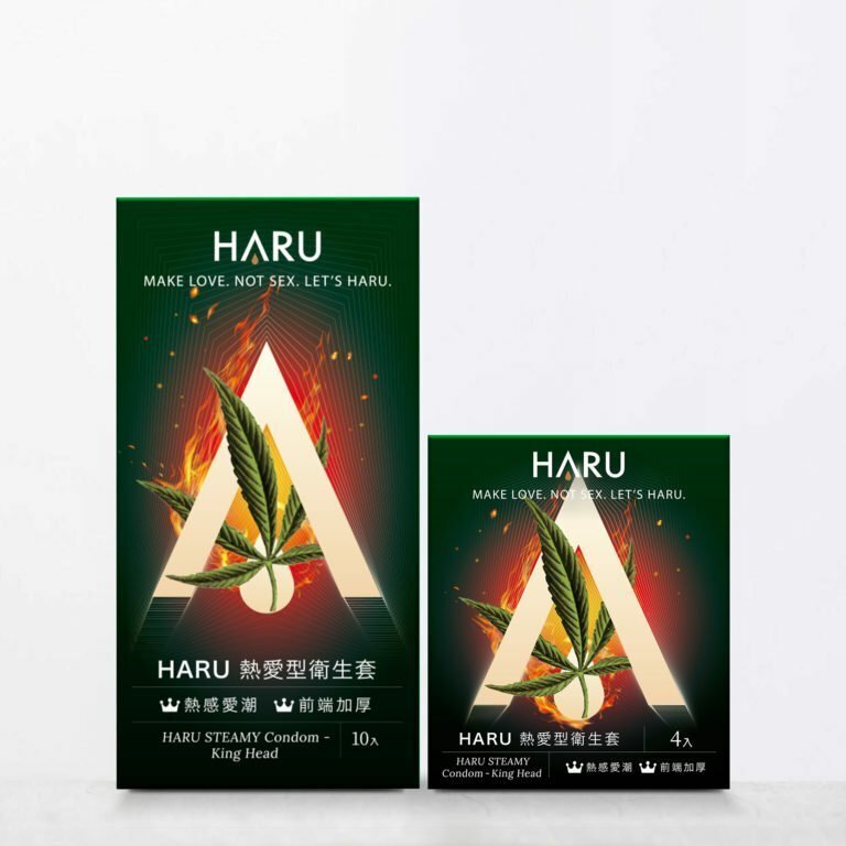HARU STEAMY KING HEAD 熱愛持久型安全套 ( 4片裝 / 10片裝 )