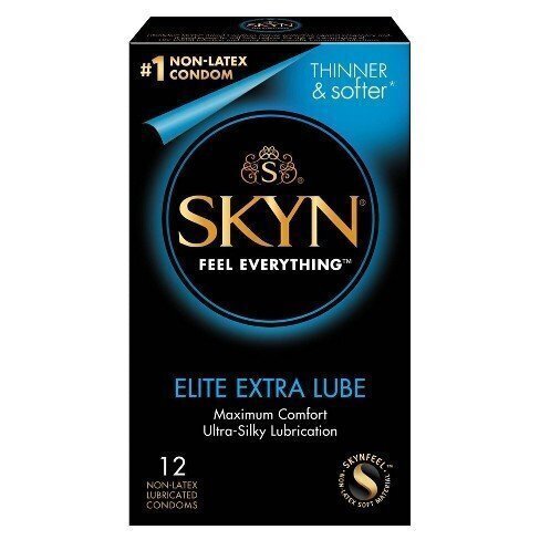 SKYN Elite Extra Lube 特薄加潤 PI安全套 (12片裝/36 片裝)