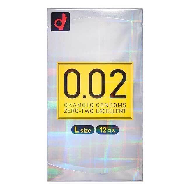 Okamoto 岡本 薄度均一 0.02 大碼 (日本版) 58mm (6 /12) 片裝 PU 安全套