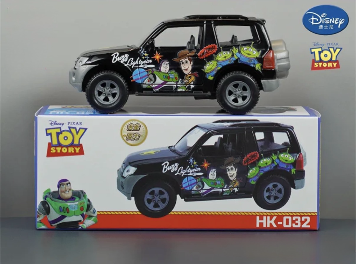 香港合金車/迴力車 - Toy Srory 黑色吉普車 (大Size版)