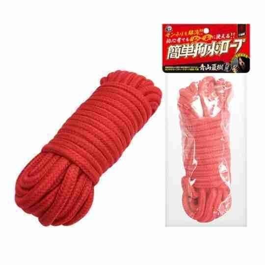 A-One 簡單拘束繩子 10米 (紅/黑)