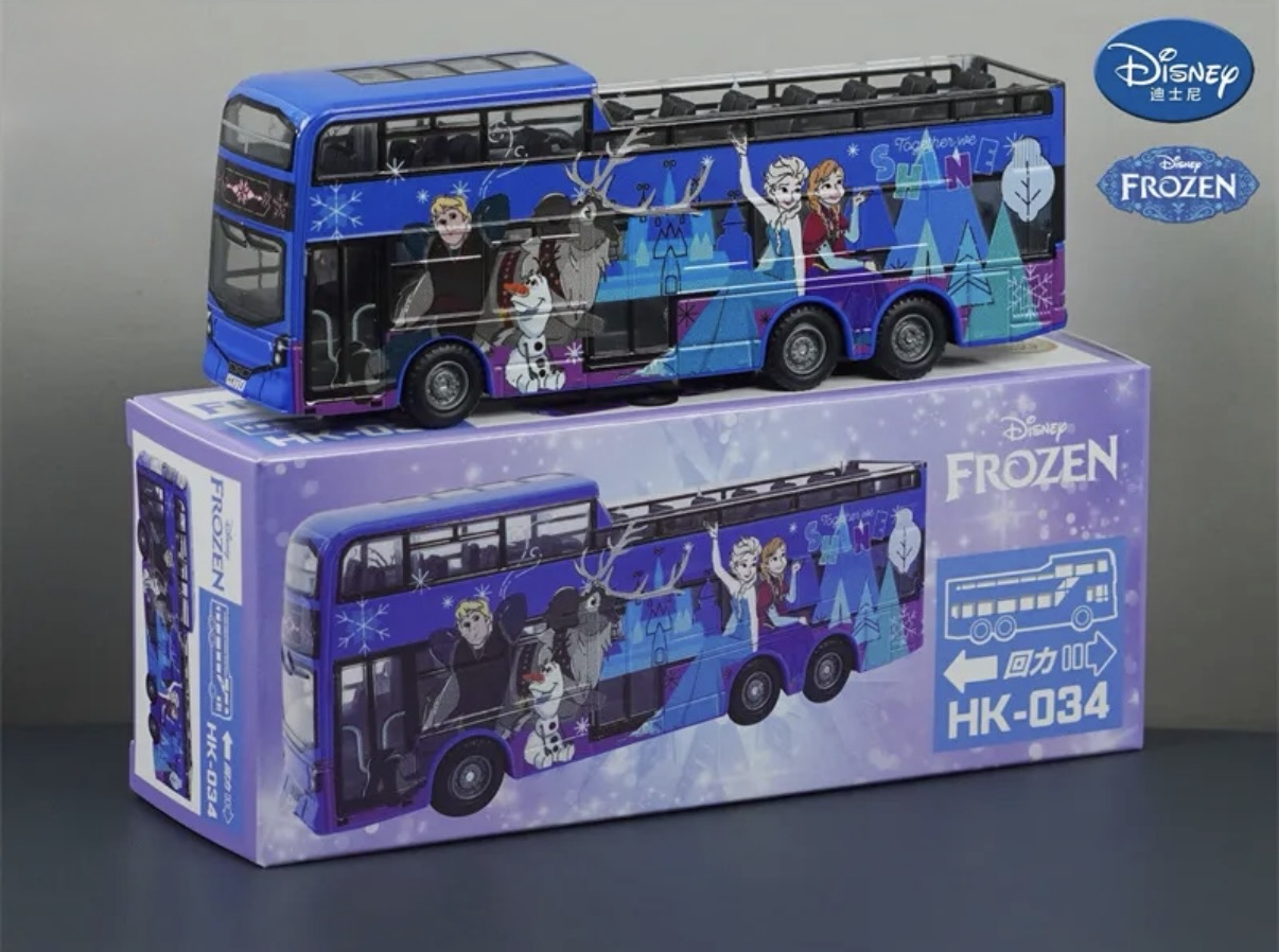 香港合金車/迴力車 - Frozen 觀光巴士 (大Size版)