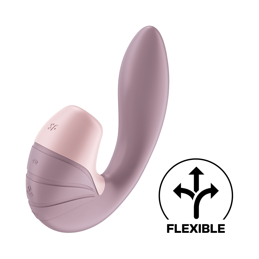 Satisfyer Supernova 雙頭吸吮G點按摩棒 (白色/玫瑰色)