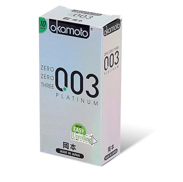 Okamoto 岡本 0.03 白金超薄 10/15/21片裝 乳膠安全套