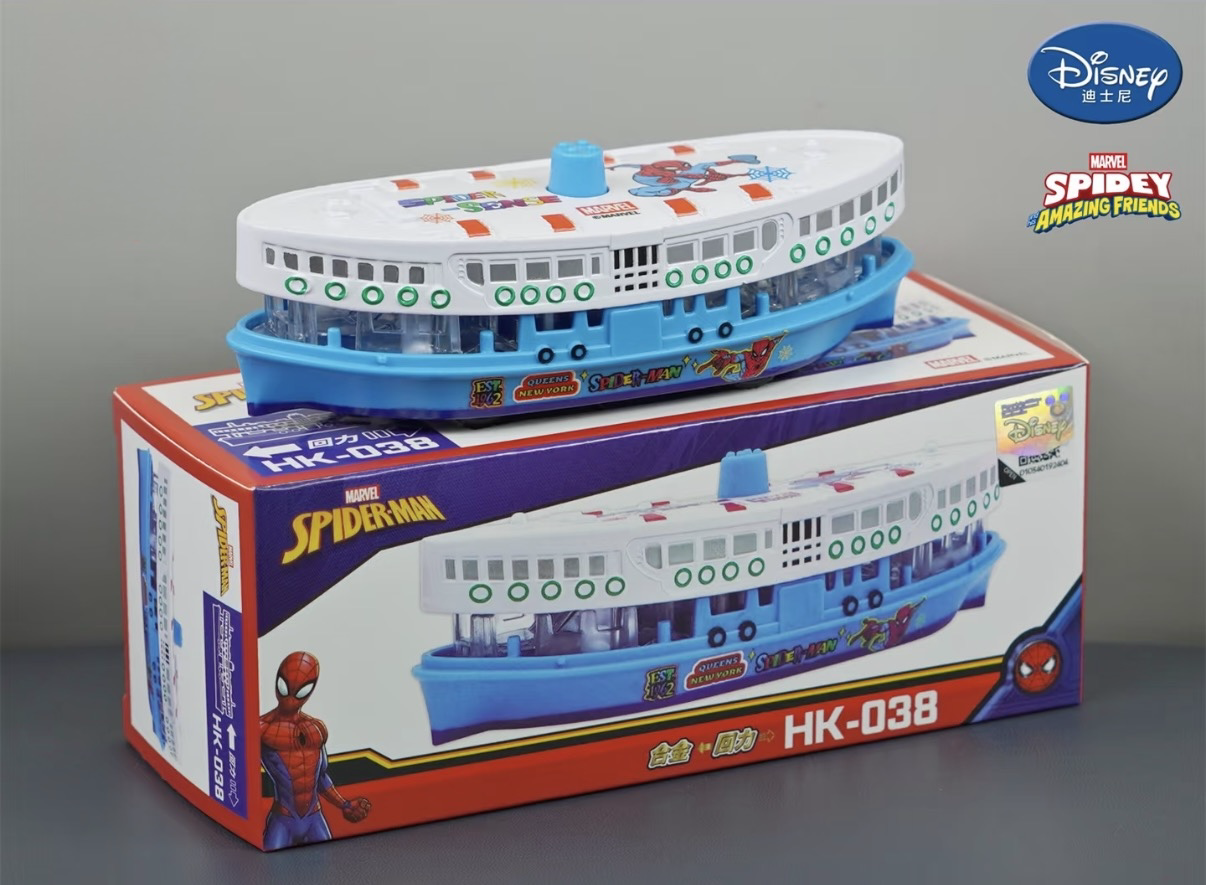 香港合金車/迴力車 - Spider-man 渡海小輪 (大Size版)