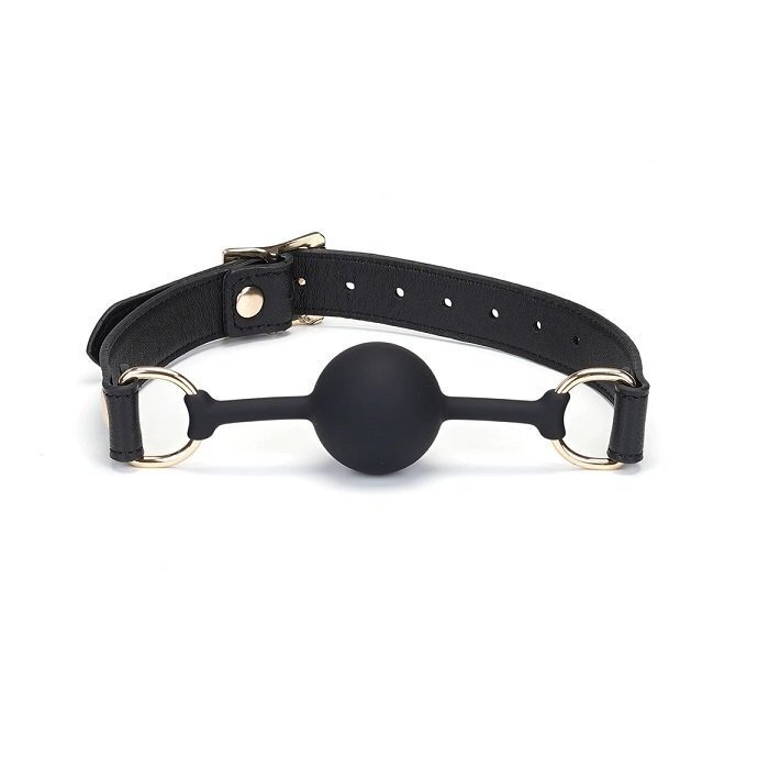 Liebe Seele 皮帶矽膠球形口枷