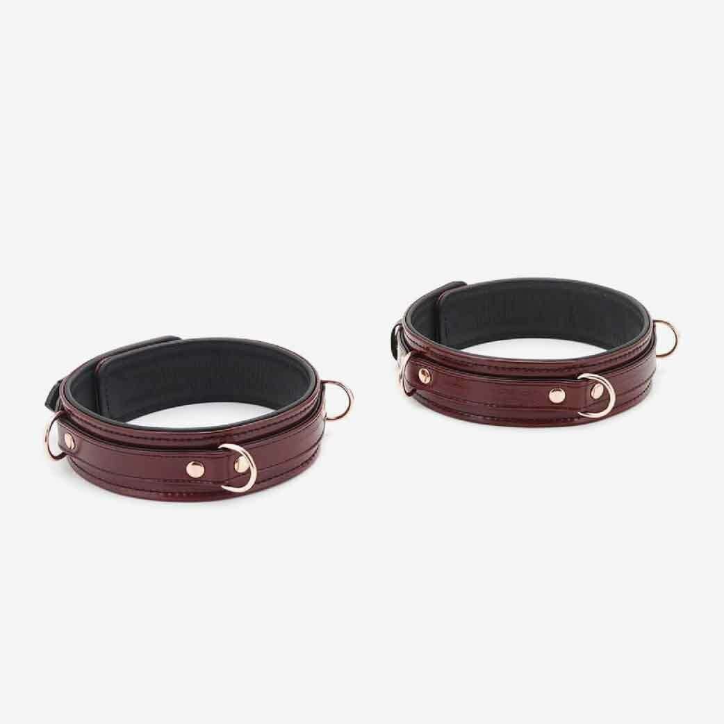 Liebe Seele Wine Red Deluxe 皮革大腿扣 (S/L)