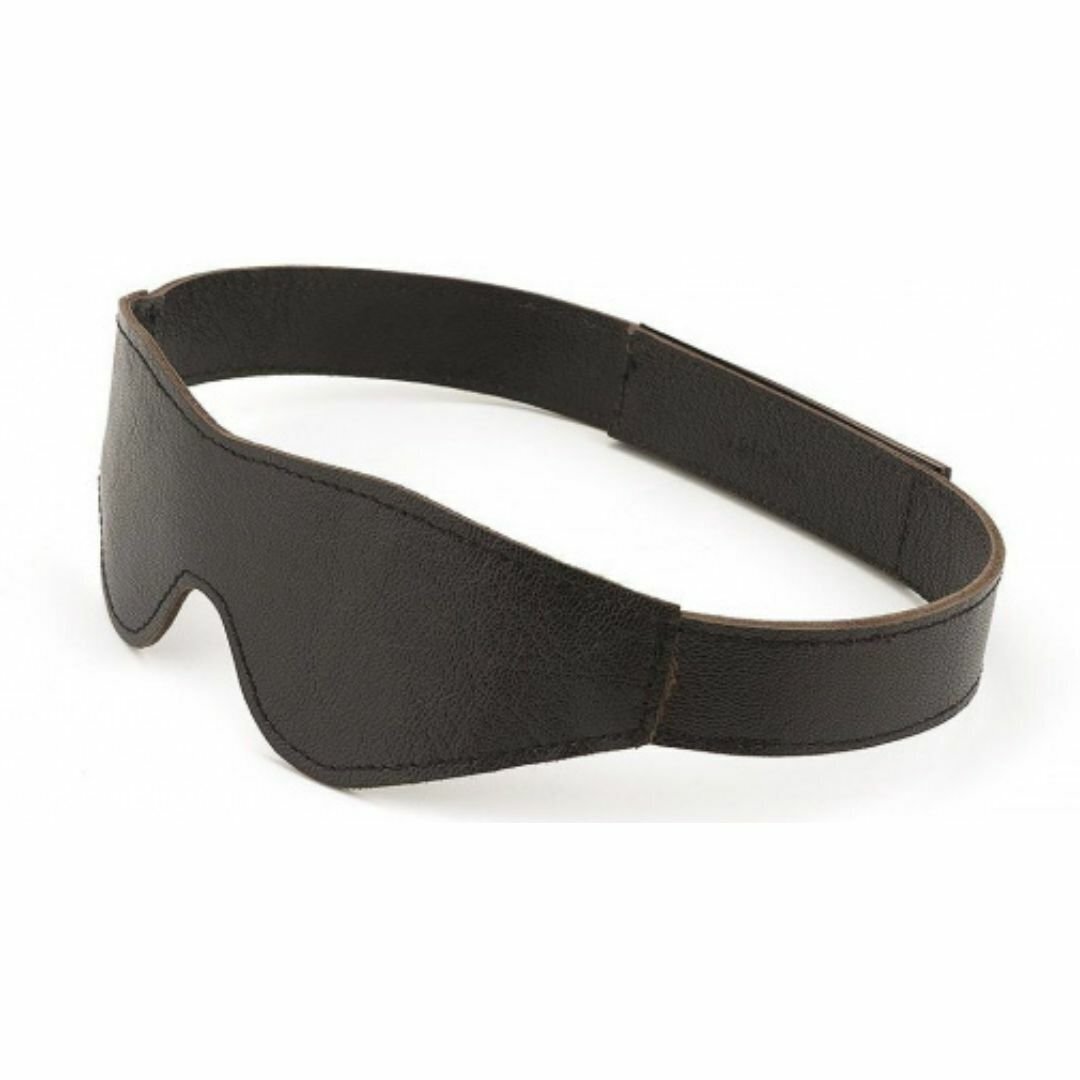 Liebe Seele 皮革眼罩 (黑色/酒紅色)