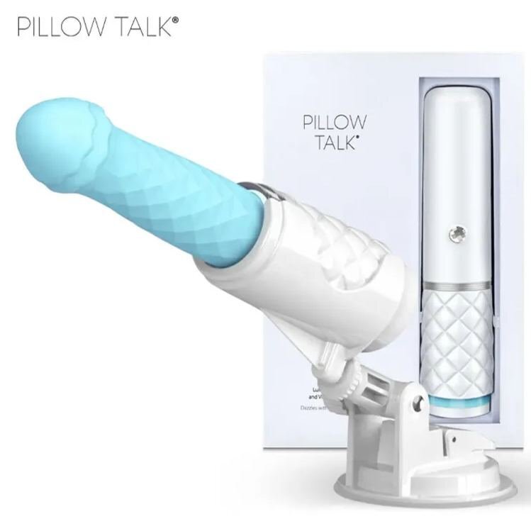 Pillow Talk Feisty 自動抽插伸縮震動棒 粉紅色 / 粉藍色