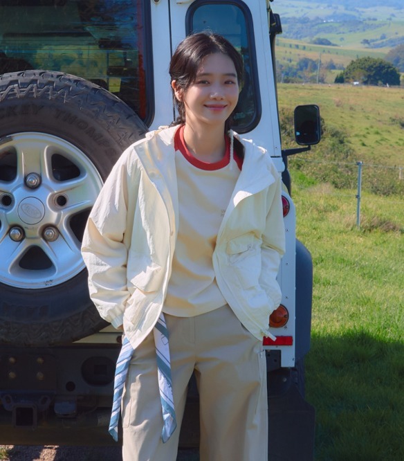 【代購】Snow Peak AeroCool 女士拼接撞色短袖 T 恤 朴圭瑛同款 S26MWF-TS29