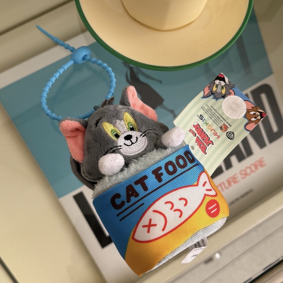 TOM & JERRY 湯姆貓與傑利鼠 罐頭造型吊飾 絨毛吊飾 掛件 /預購