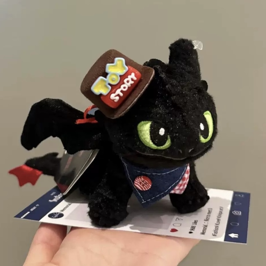 馴龍高手 沒牙 造型 飛行翅膀 吊飾 鑰匙圈