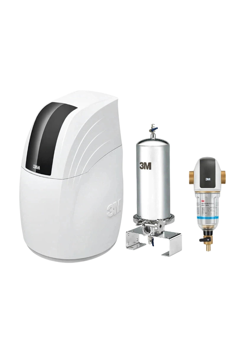 1-3衛浴套裝組【3M】全戶式淨軟水系統｜大樓套裝組｜SFT-150+SS801+BFS3-40BK