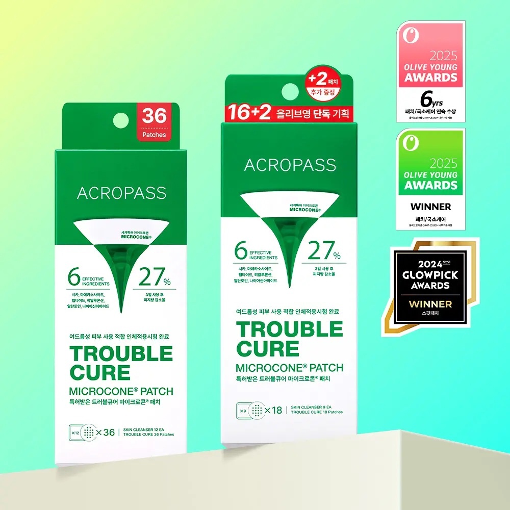 《Olive Young連線》ACROPASS Trouble Cure 18/36patches