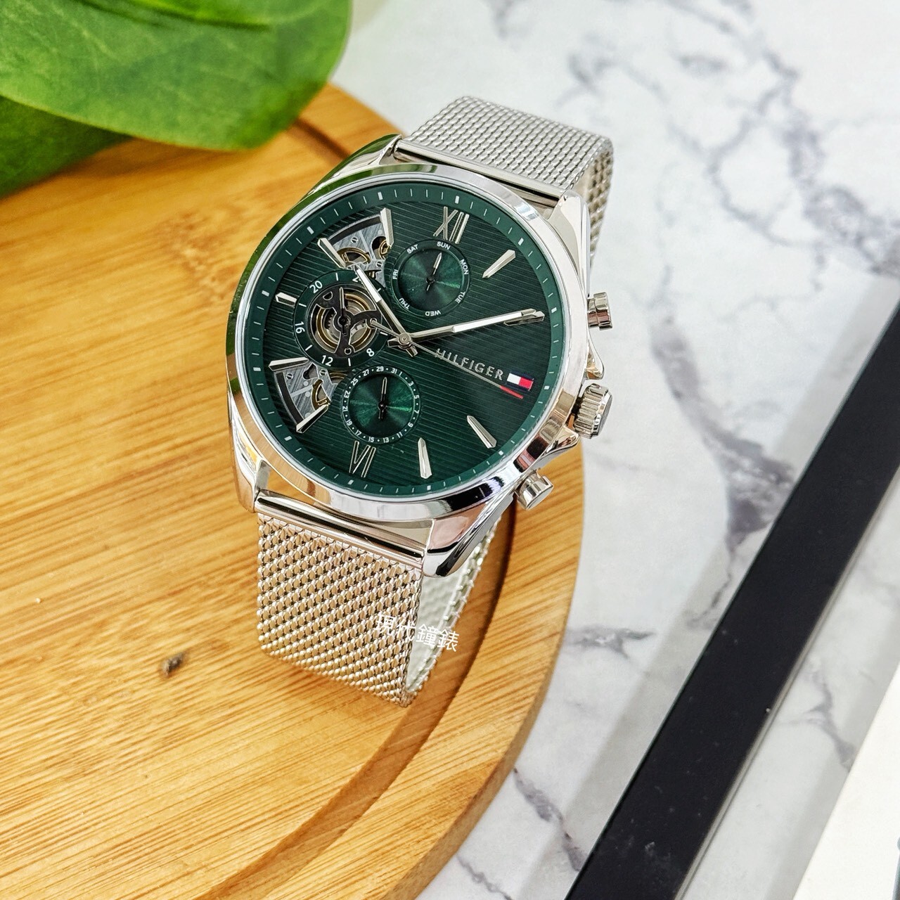 【Tommy Hilfiger】美式風格三眼腕錶 1710647 44mm 現代鐘錶