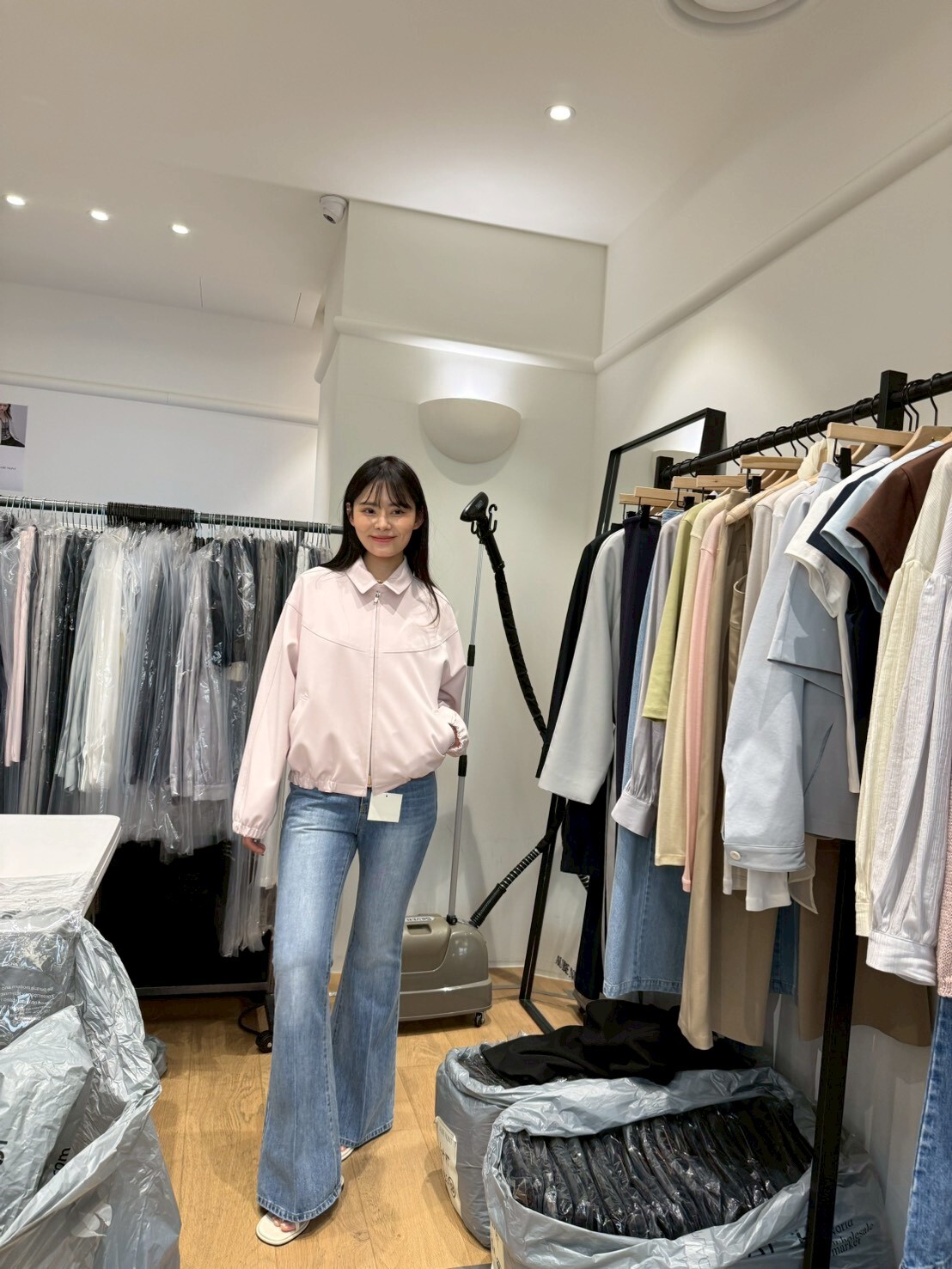 AU6034 反領夾克外套