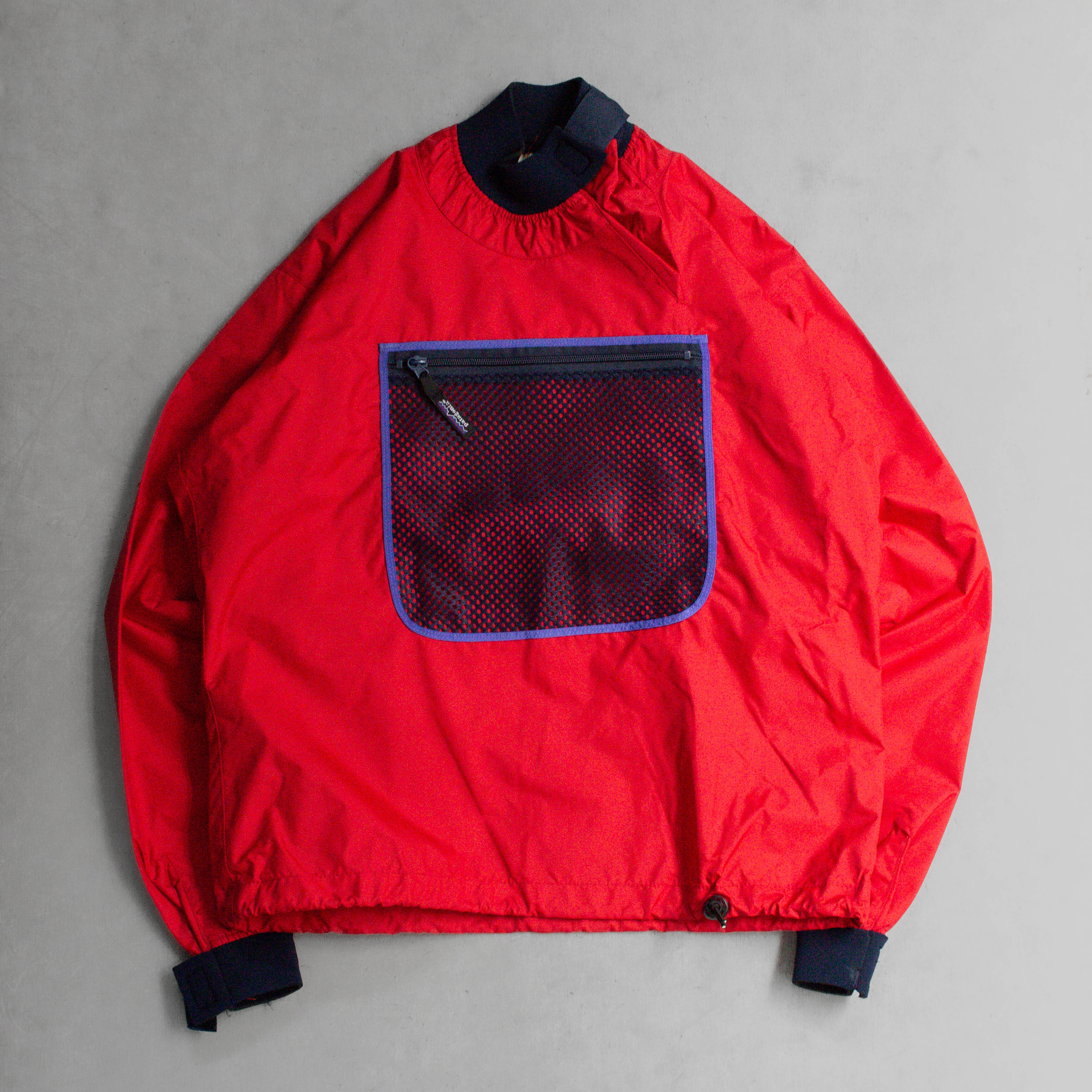 PATAGONIA KAYAK PULLOVER 美國 紅色 獨木舟 防水 高領 套頭 長袖 上衣