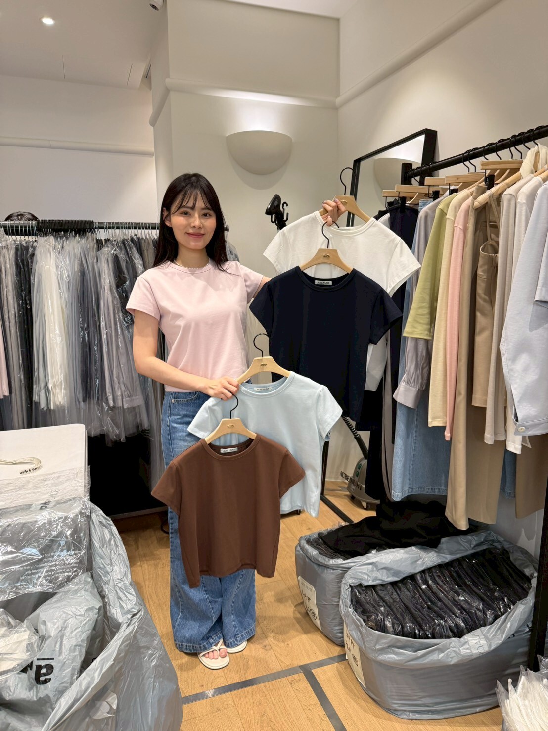 AU6016 小飛袖短T