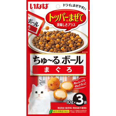 [*任選11件$138*]INABA 超奴波 軟心粒 吞拿魚味 (10gx3袋)