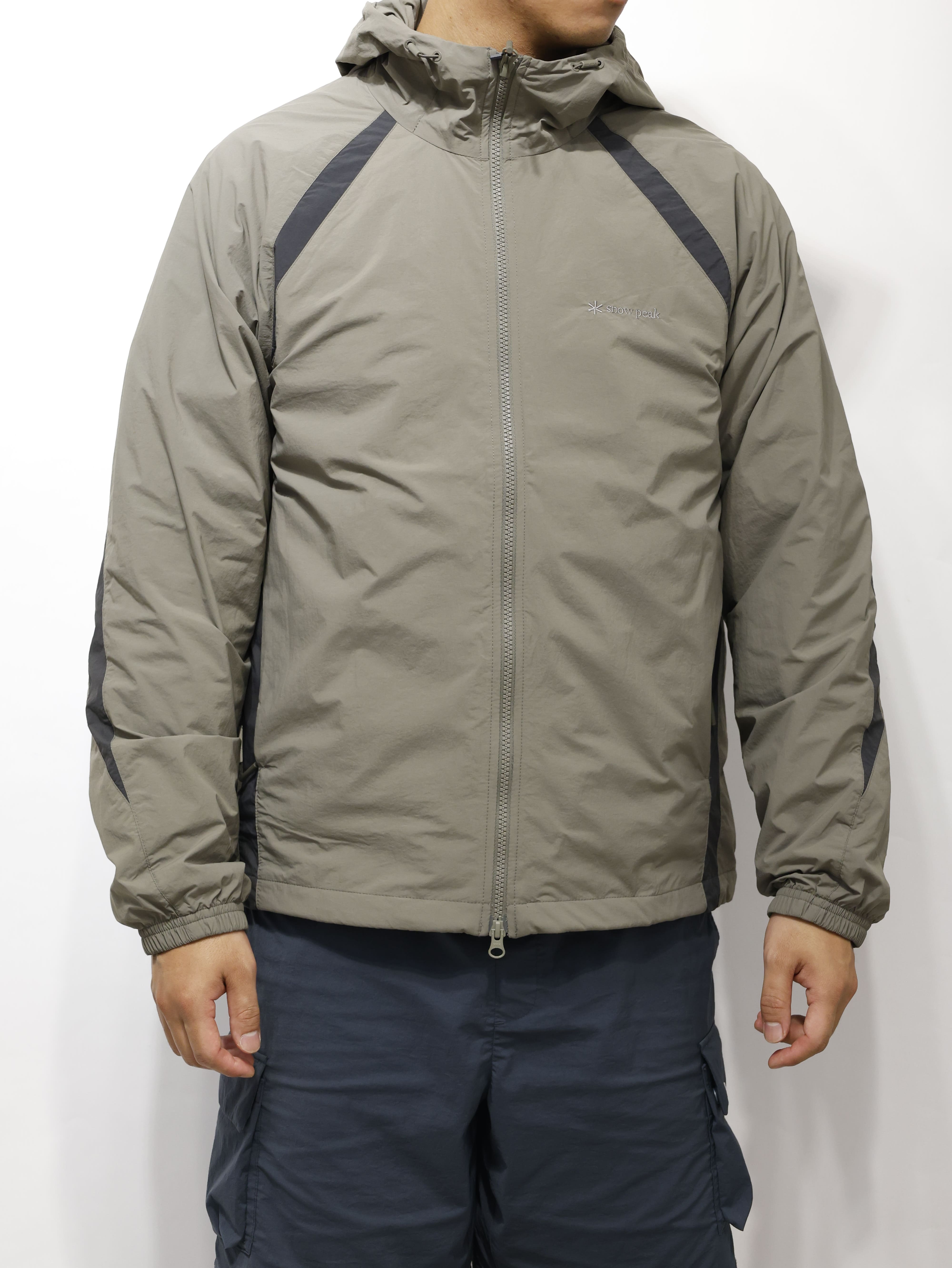 Snow Peak 輕量 Taslan 拼色 連帽防風外套 SKS26SULWB56