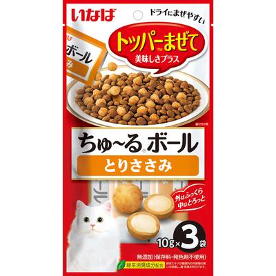 [*任選11件$138*]INABA 超奴波 軟心粒 雞肉味 (10gx3袋)
