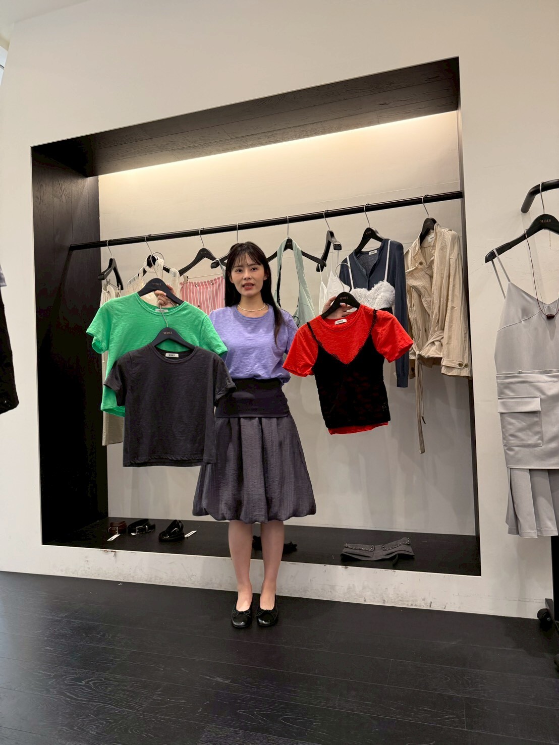 MR6022 皺皺竹節棉T