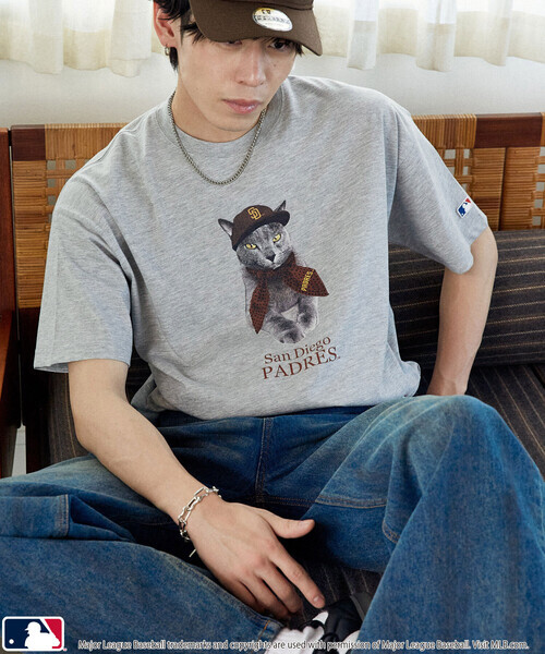 日本 MLB x PUBLUX 別注 Animal Print T-Shirt
