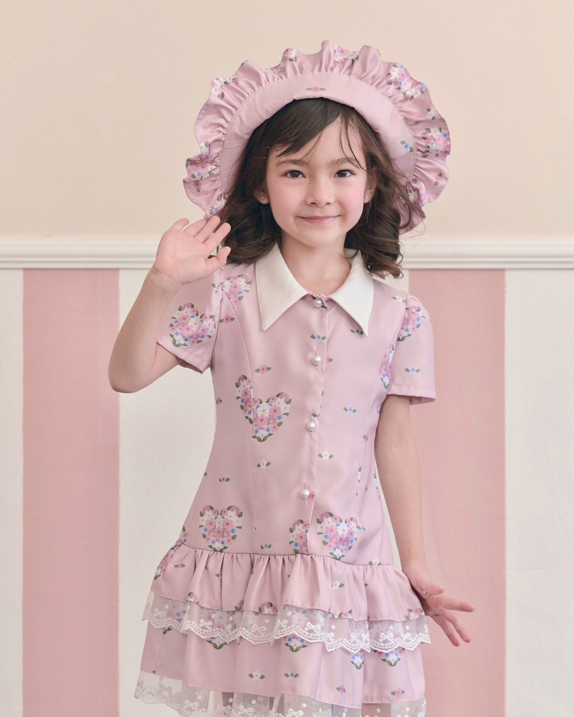 LOOK 20 / KID GIRLS PINK DRESS