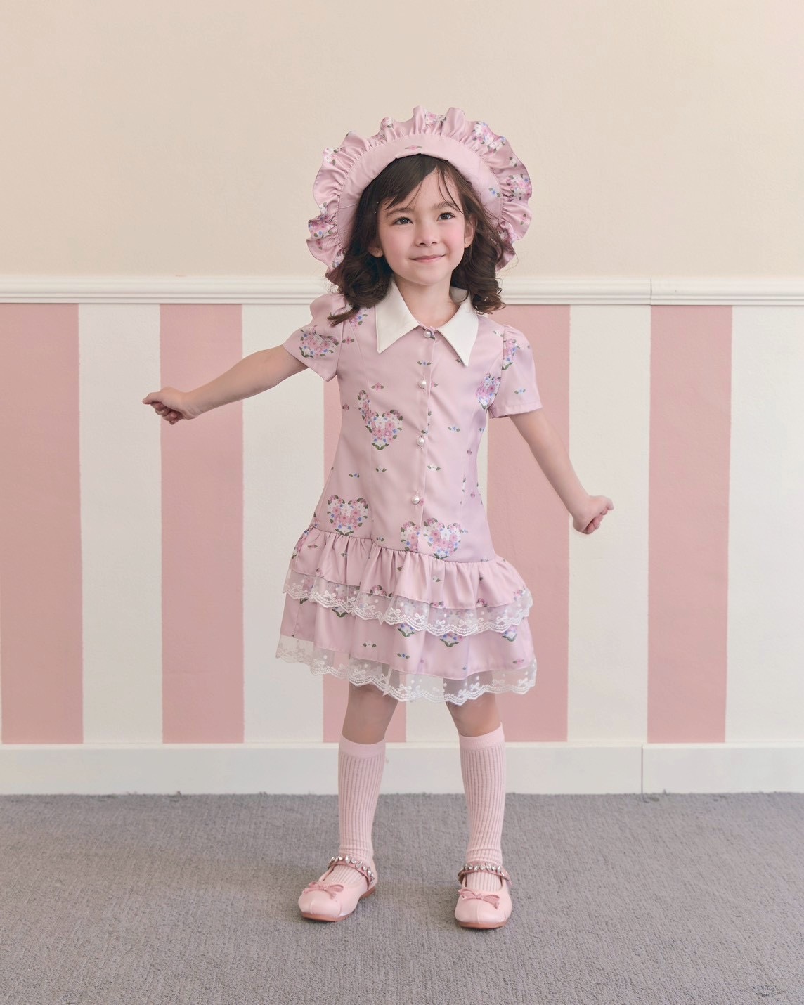 LOOK 20 / KID GIRLS PINK DRESS