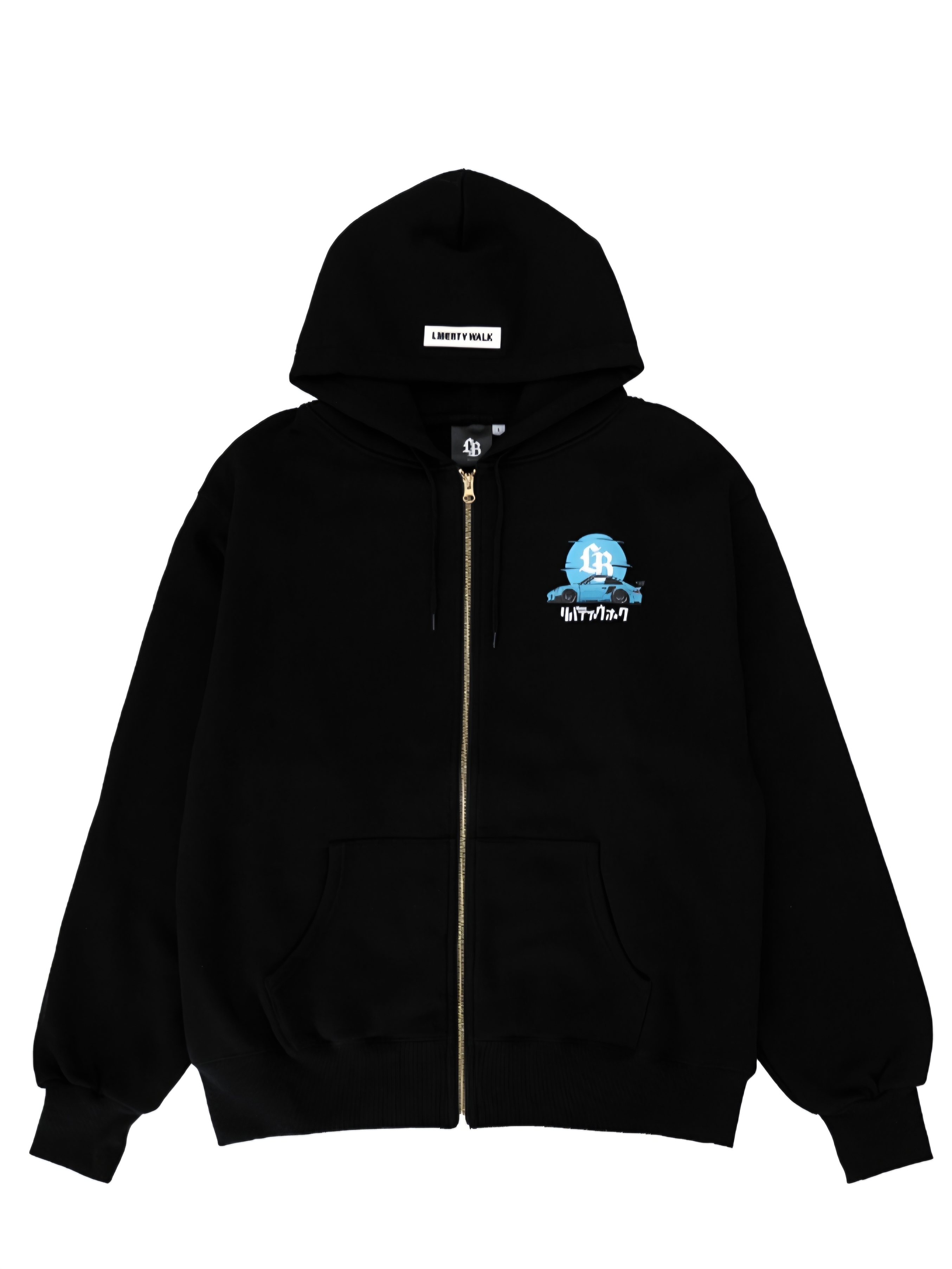 【LIBERTY WALK】0404發售新品KAIZOU Arch Logo Porsche Zipper Black