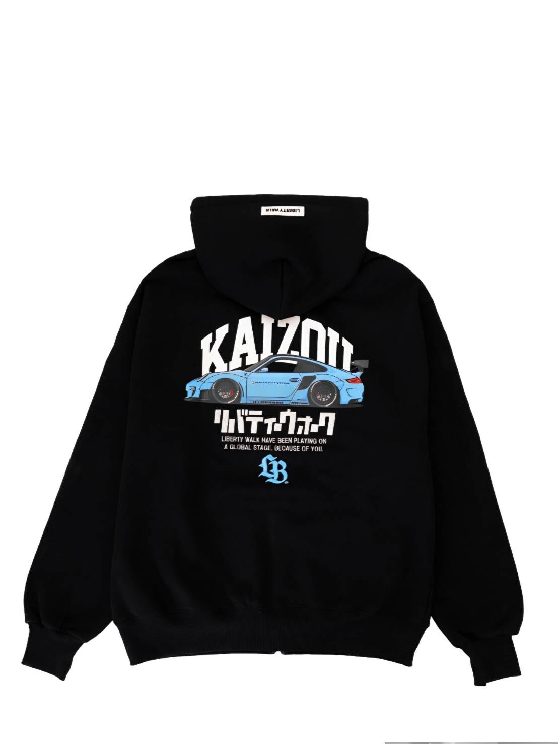 【LIBERTY WALK】0404發售新品KAIZOU Arch Logo Porsche Zipper Black