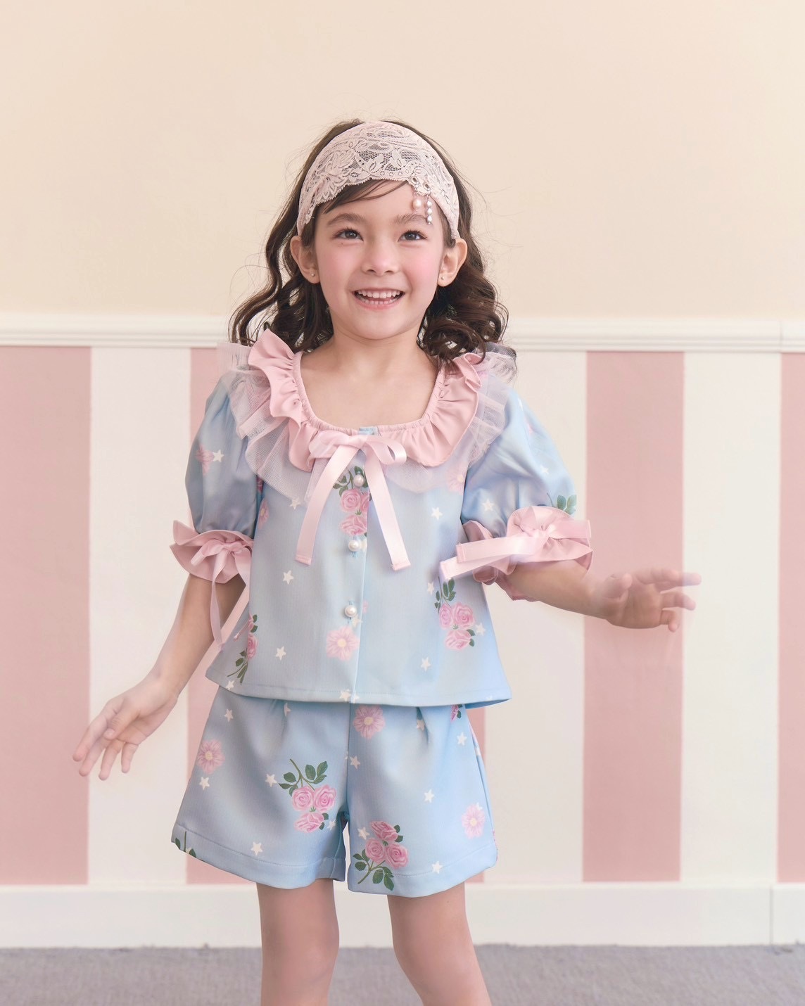 LOOK 18 / KID GIRLS BLUE DRESS