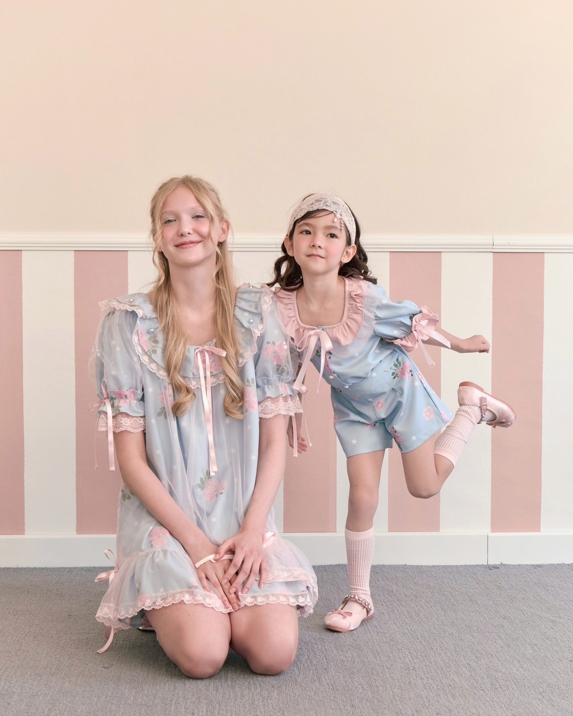 LOOK 18 / KID GIRLS BLUE DRESS