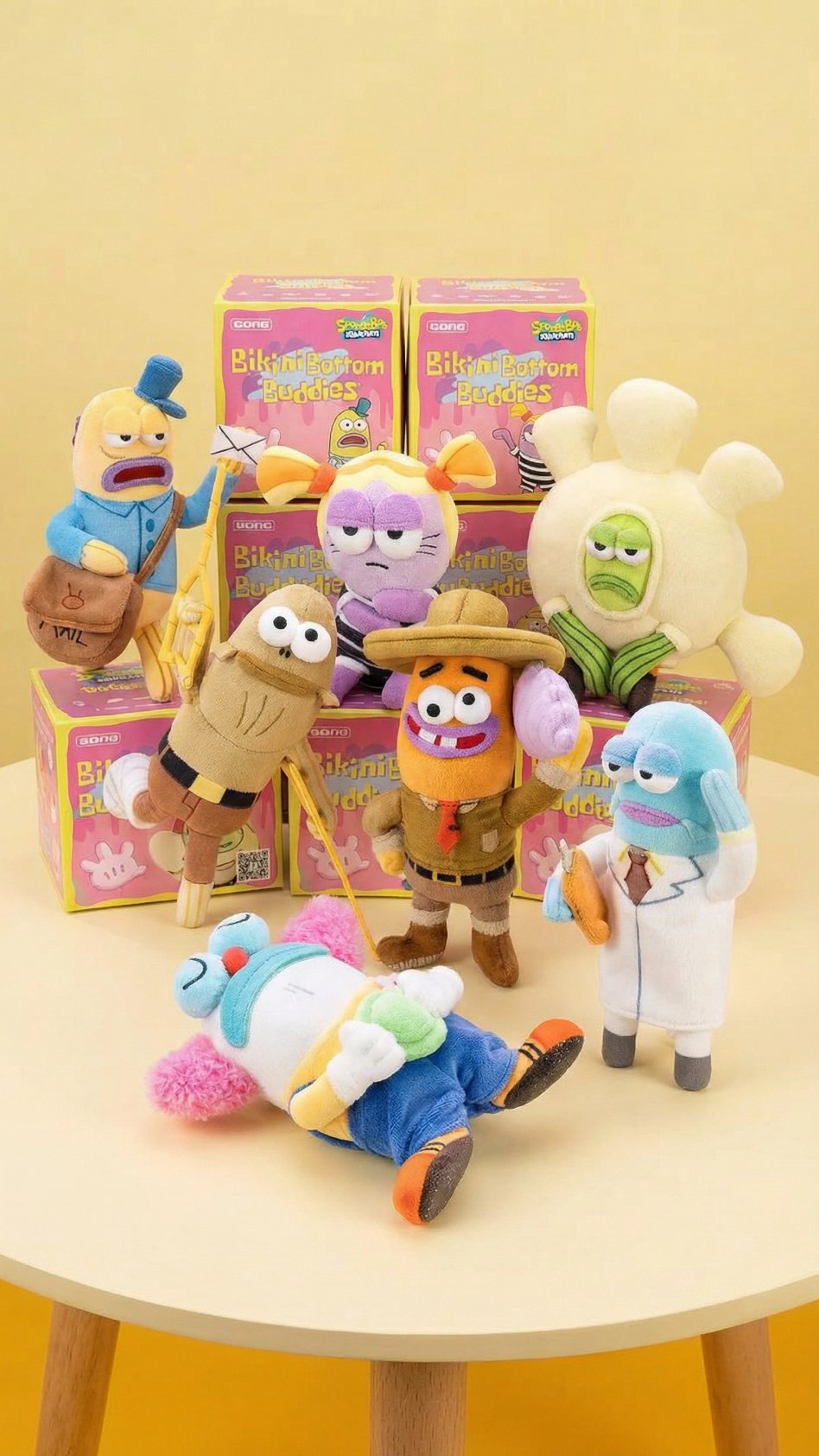 <超萌醜魚來啦😝>POPMART 海綿寶寶「比奇堡的居民們」2.0 系列盲盒