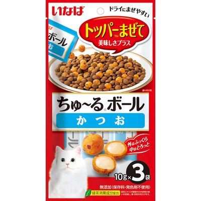 [*任選11件$138*]INABA 超奴波 軟心粒 鰹魚口味 (10gx3袋)
