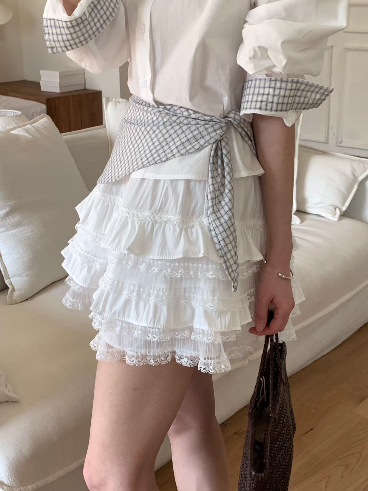 AH26412 層層Lace裙