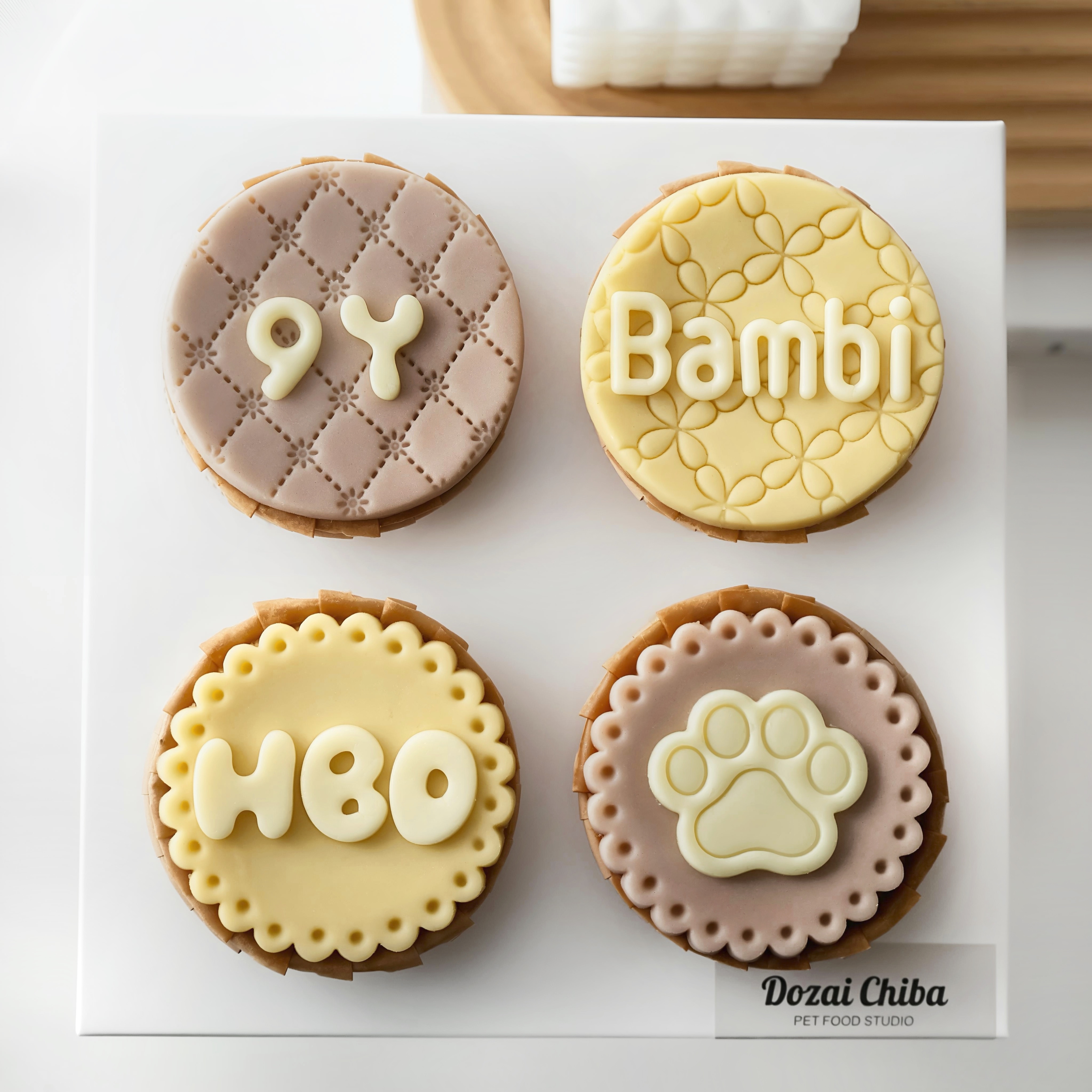 ꒰ 棕色系꒱ 杯子蛋糕四入組