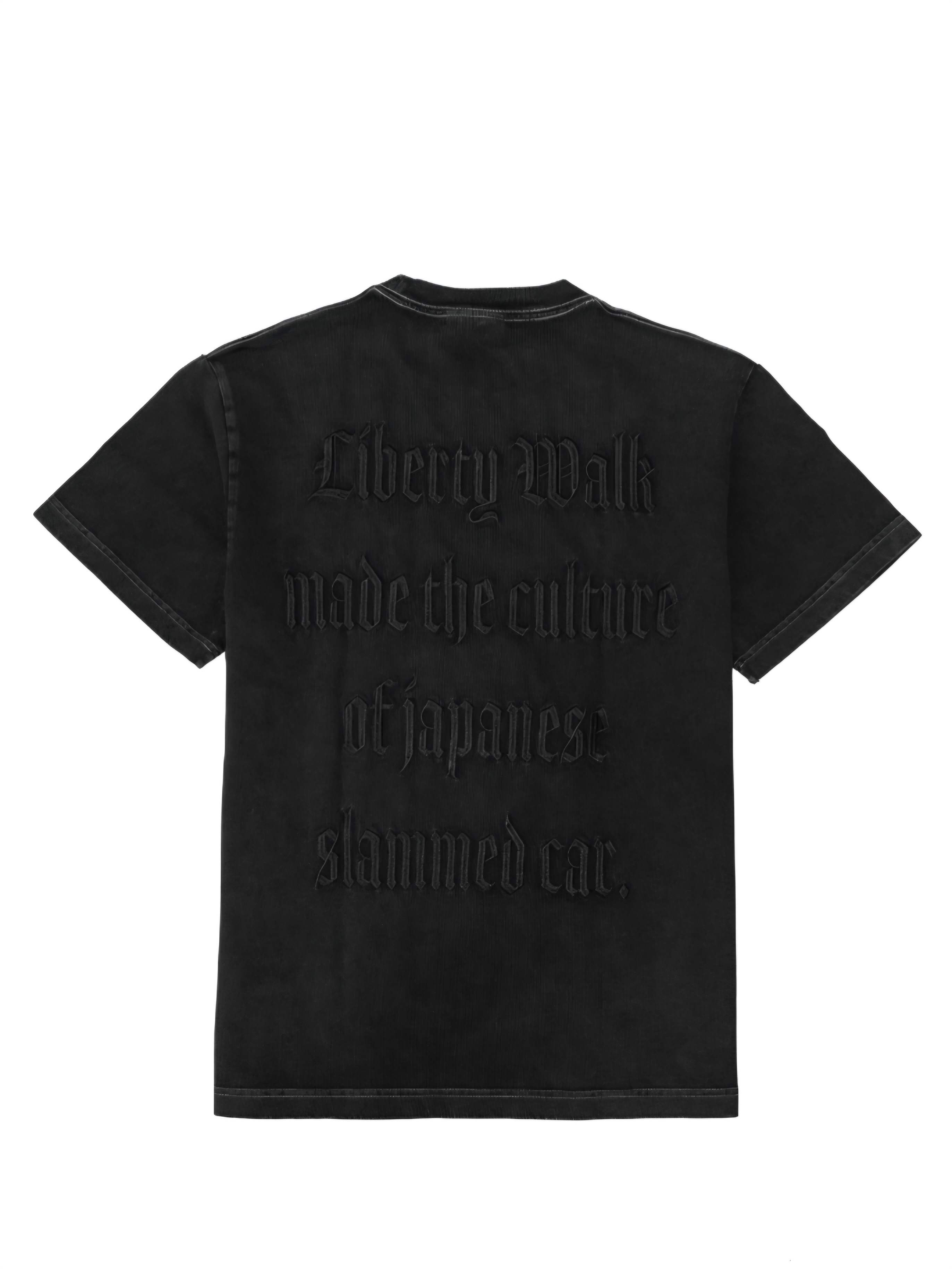 【LIBERTY WALK】0404發售新品LB Simple Embroidery Tee Black