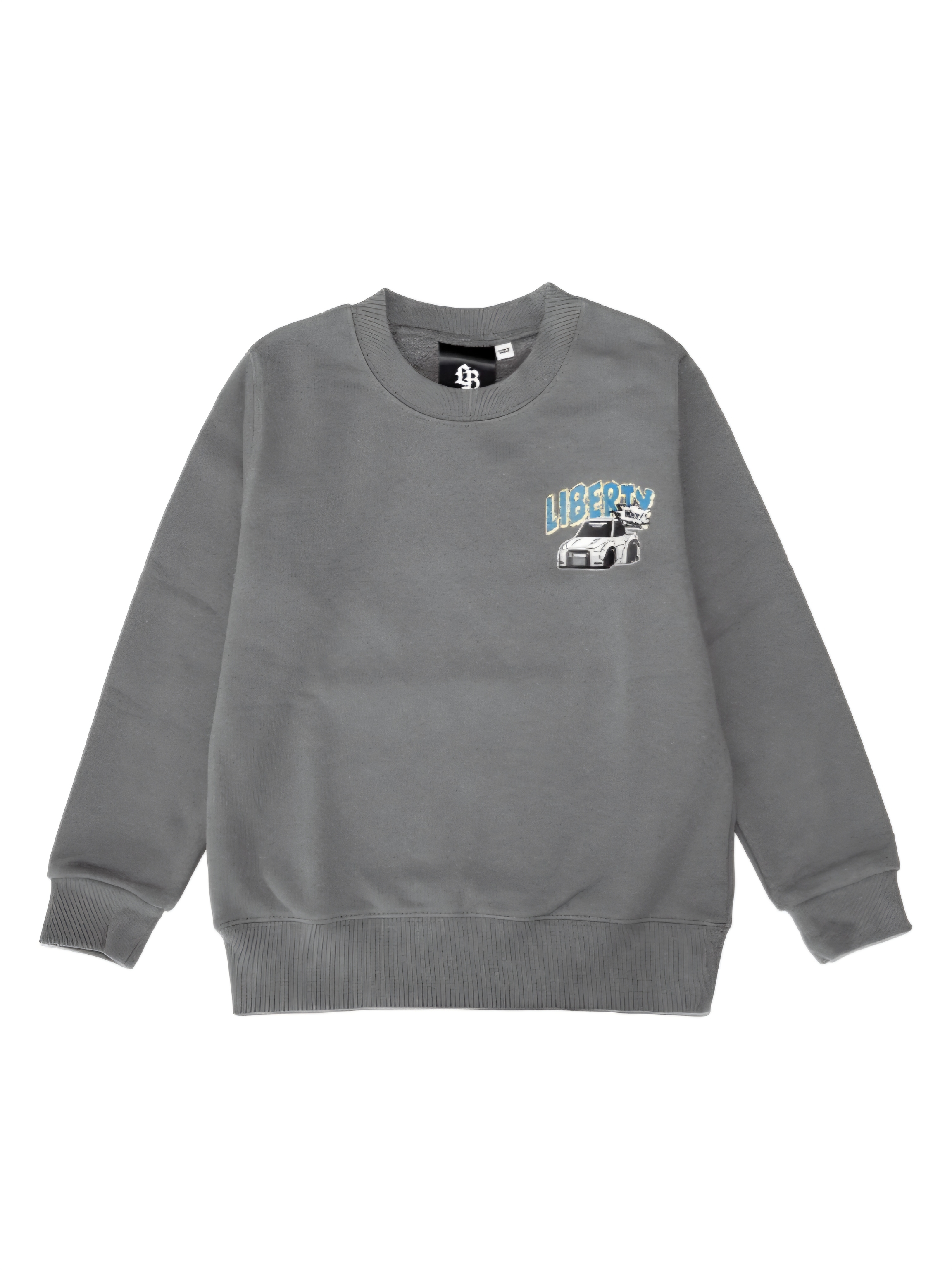 【LIBERTY WALK】【KIDS】0404發售新品QubeCarz Combo LB 35 Kids Sweatshirt Gray