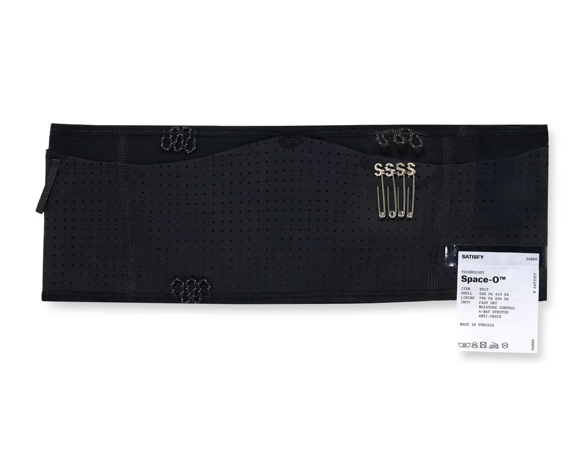 SATISFY｜Space‑O™ Belt "BLACK"