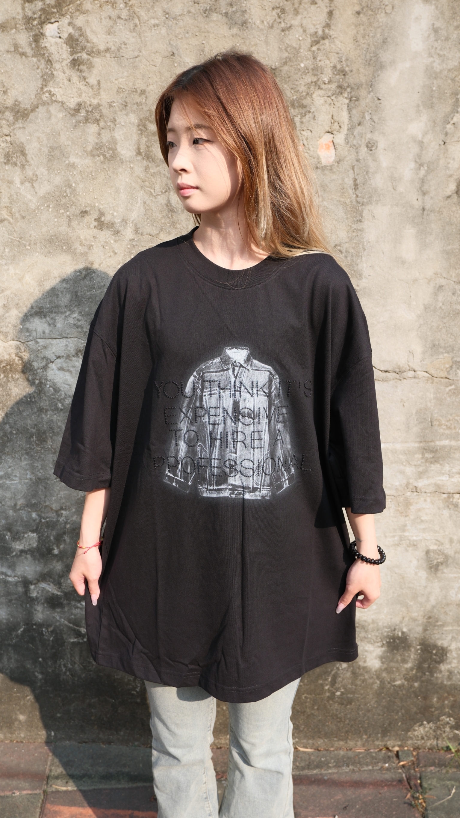 fast 單寧夾克 寫實轉印 短Tee 5608