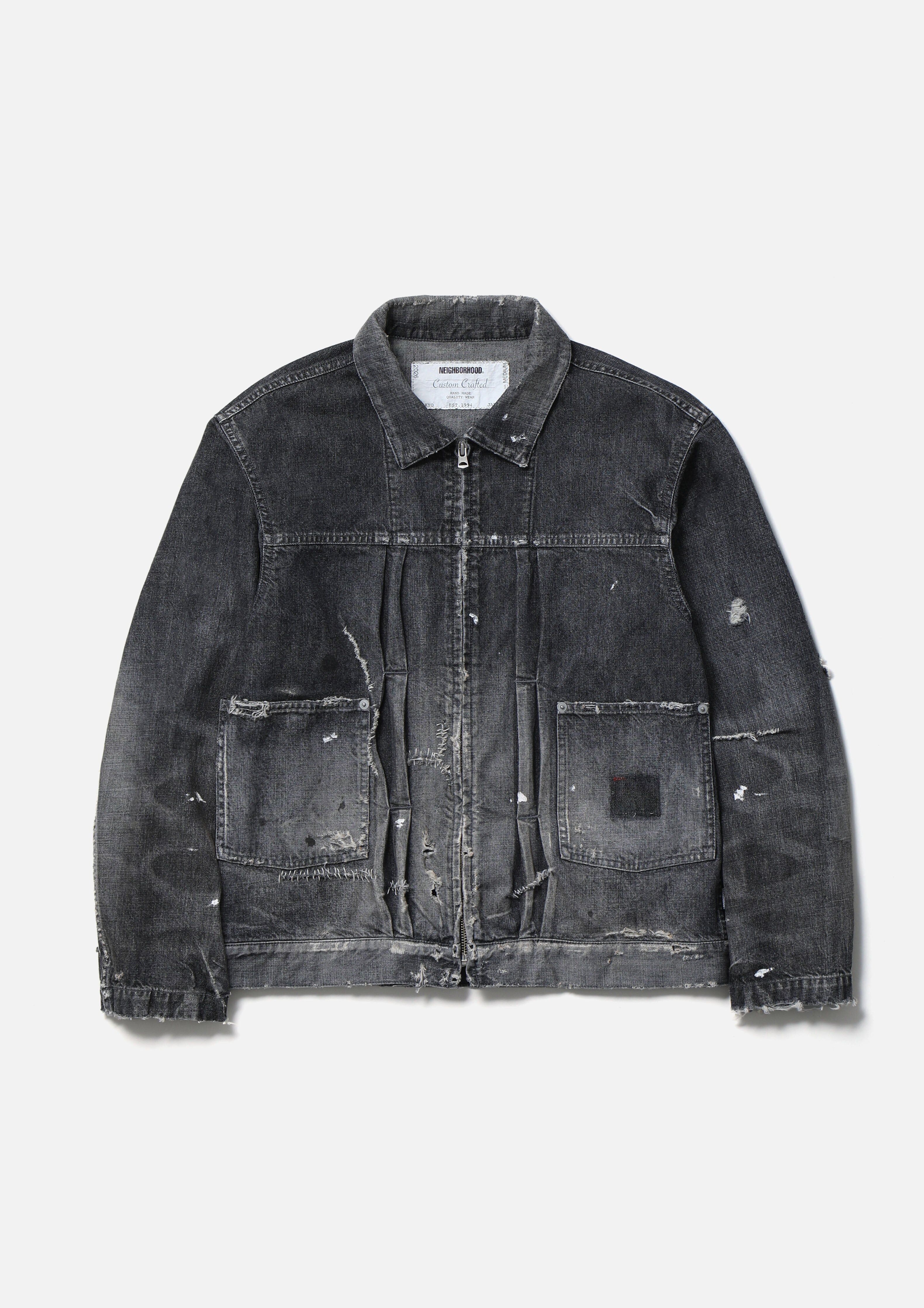 【NEIGHBORHOOD 】 0404 發售SAVAGE LW DENIM ZIP JACKET