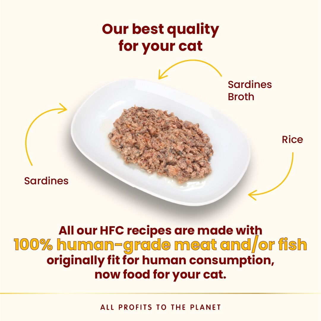 Almo Nature - HFC開胃精華鮮燉包 - 沙甸魚 (黑字) Highly Appetizing (Sardine) 50g (原箱24包@$12.5)